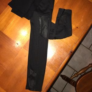 Rachel Zoe Pointe Leather Maternity leggings